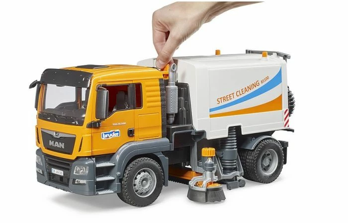 Bruder 3780 MAN TGS Straatveger 7 Bruder 3780 MAN TGS Straatveger - Afbeelding 5