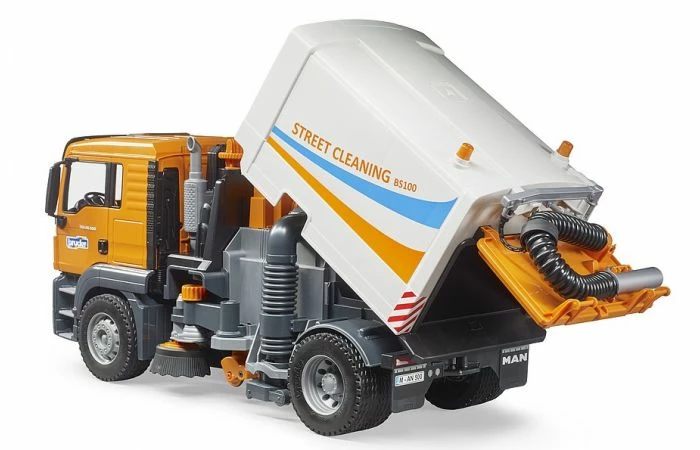 Bruder 3780 MAN TGS Straatveger 8 Bruder 3780 MAN TGS Straatveger - Afbeelding 6