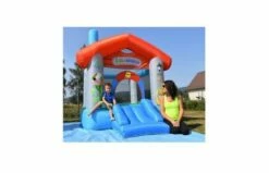 Happy Hop Springkussen Party Fun House -OUTDOOR SPEELGOED Winkel zabawki dmuchane dmuchany domek happy hop fun house czerwony sklep bilardkaz pl f8bd90